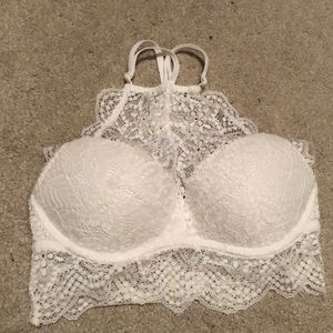 White bra/bralette Pink by Victoria Secret size AA